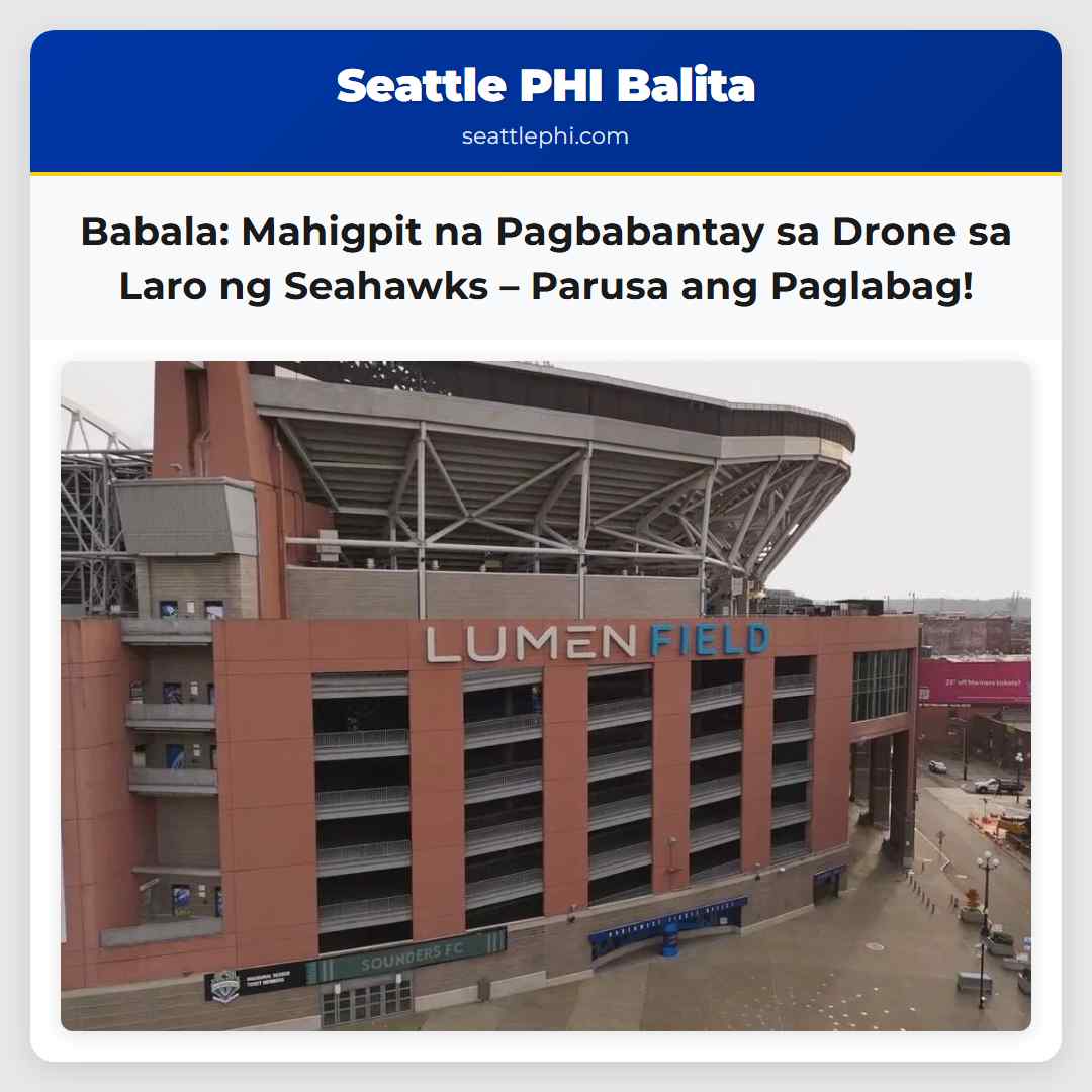 Babala: Mahigpit na Pagbabantay sa Drone sa Laro