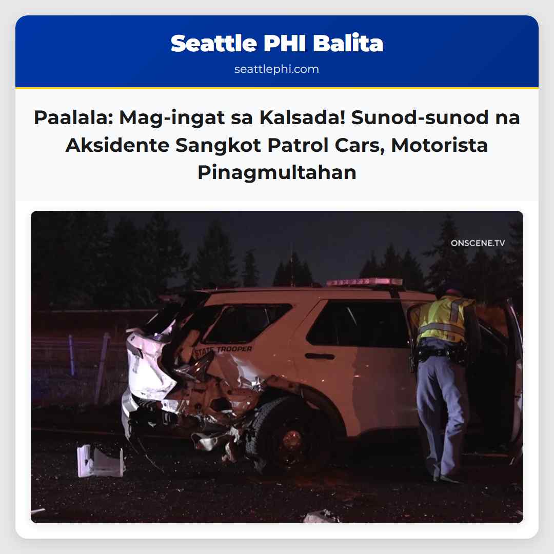 Paalala: Mag-ingat sa Kalsada! Sunod-sunod na