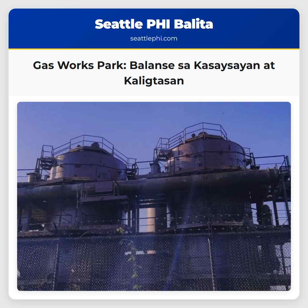 Gas Works Park: Balanse sa Kasaysayan at