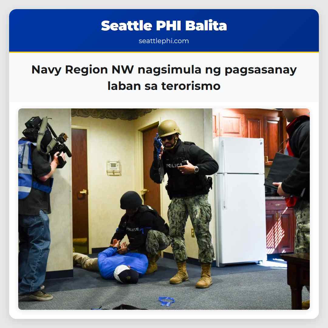 Navy Region NW nagsimula ng pagsasanay laban sa