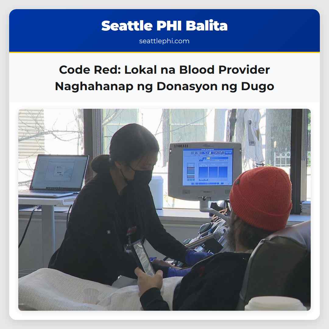 Code Red: Lokal na Blood Provider Naghahanap ng