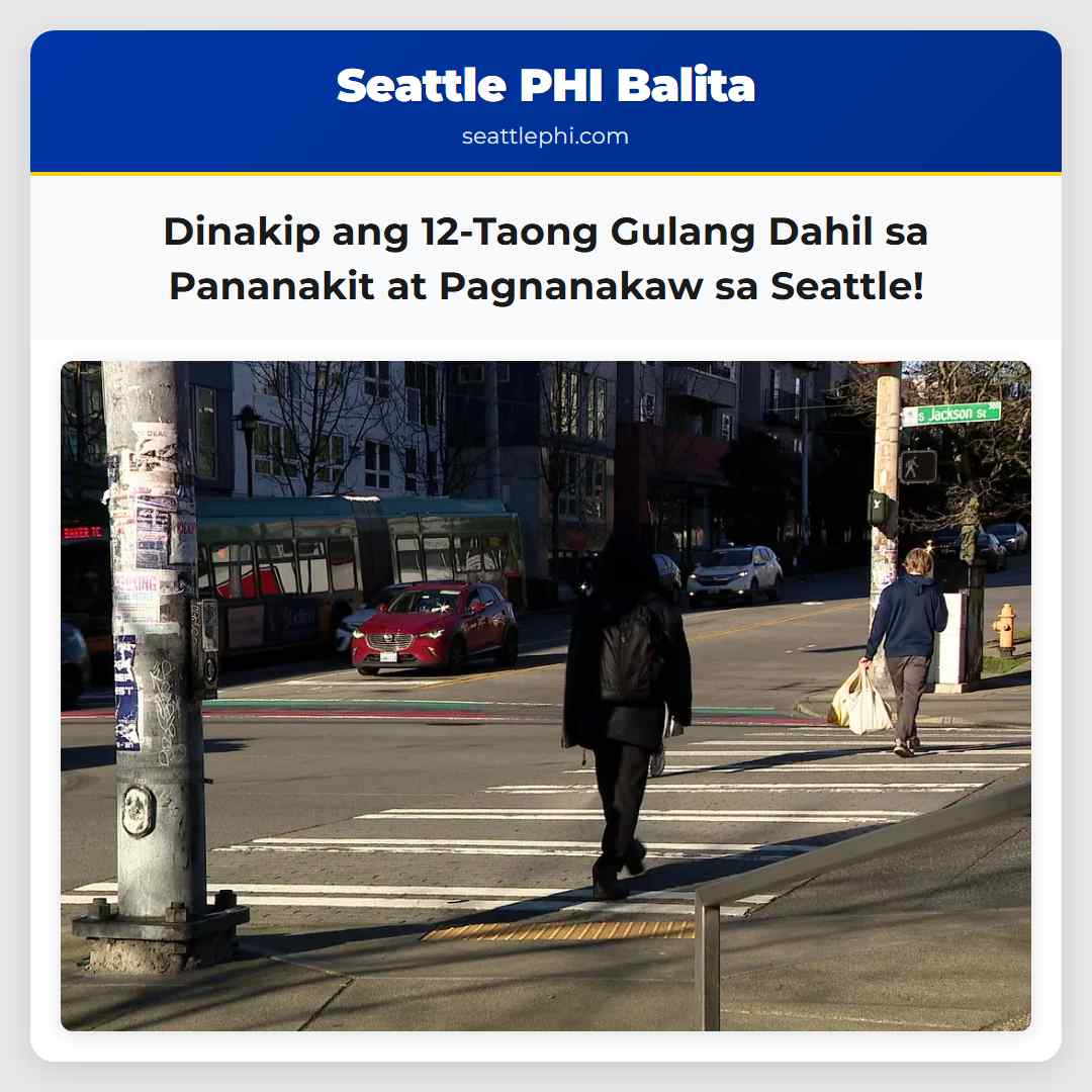 Dinakip ang 12-Taong Gulang Matapos Manakit at Magnakaw sa Central District Seattle