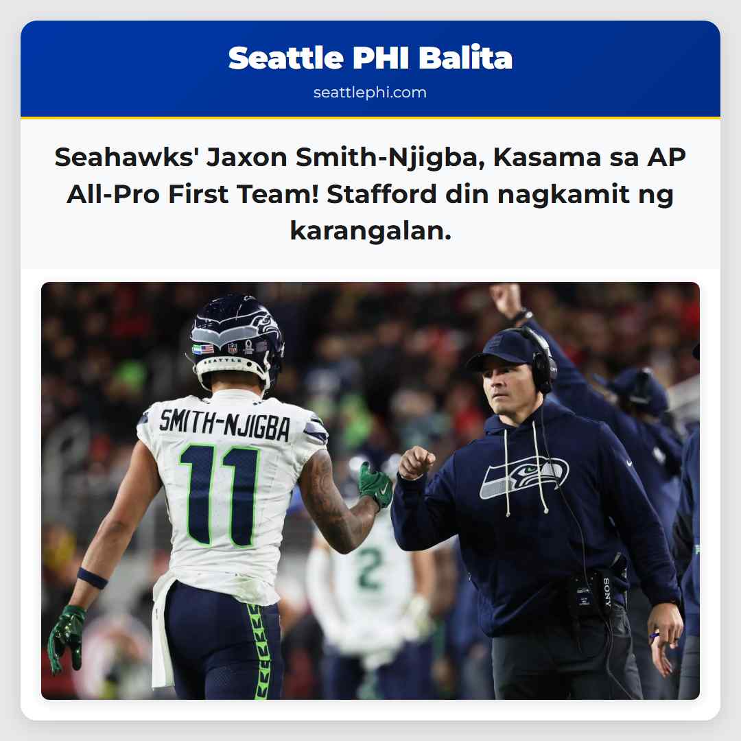 Seahawks' Jaxon Smith-Njigba, Kasama sa AP
