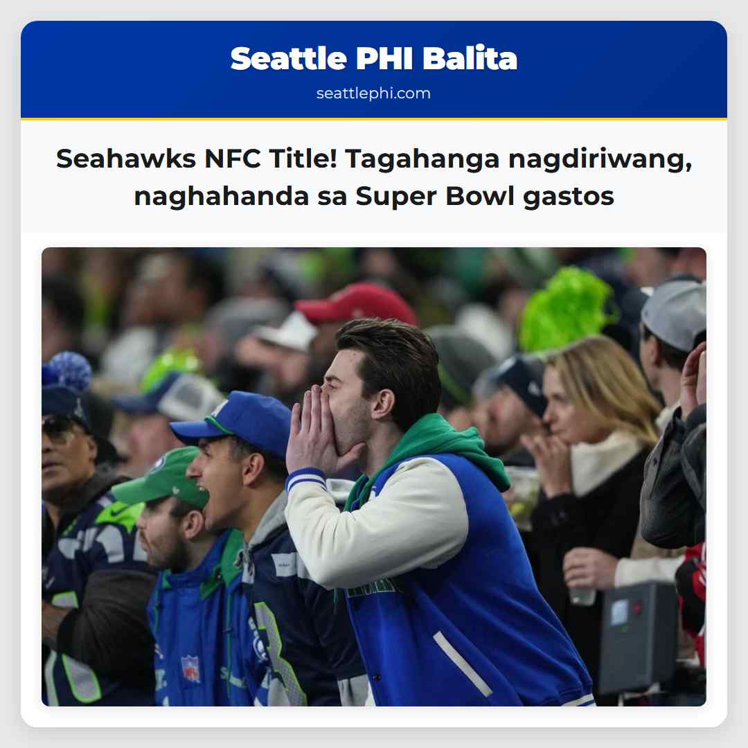Seahawks NFC Title! Tagahanga nagdiriwang,