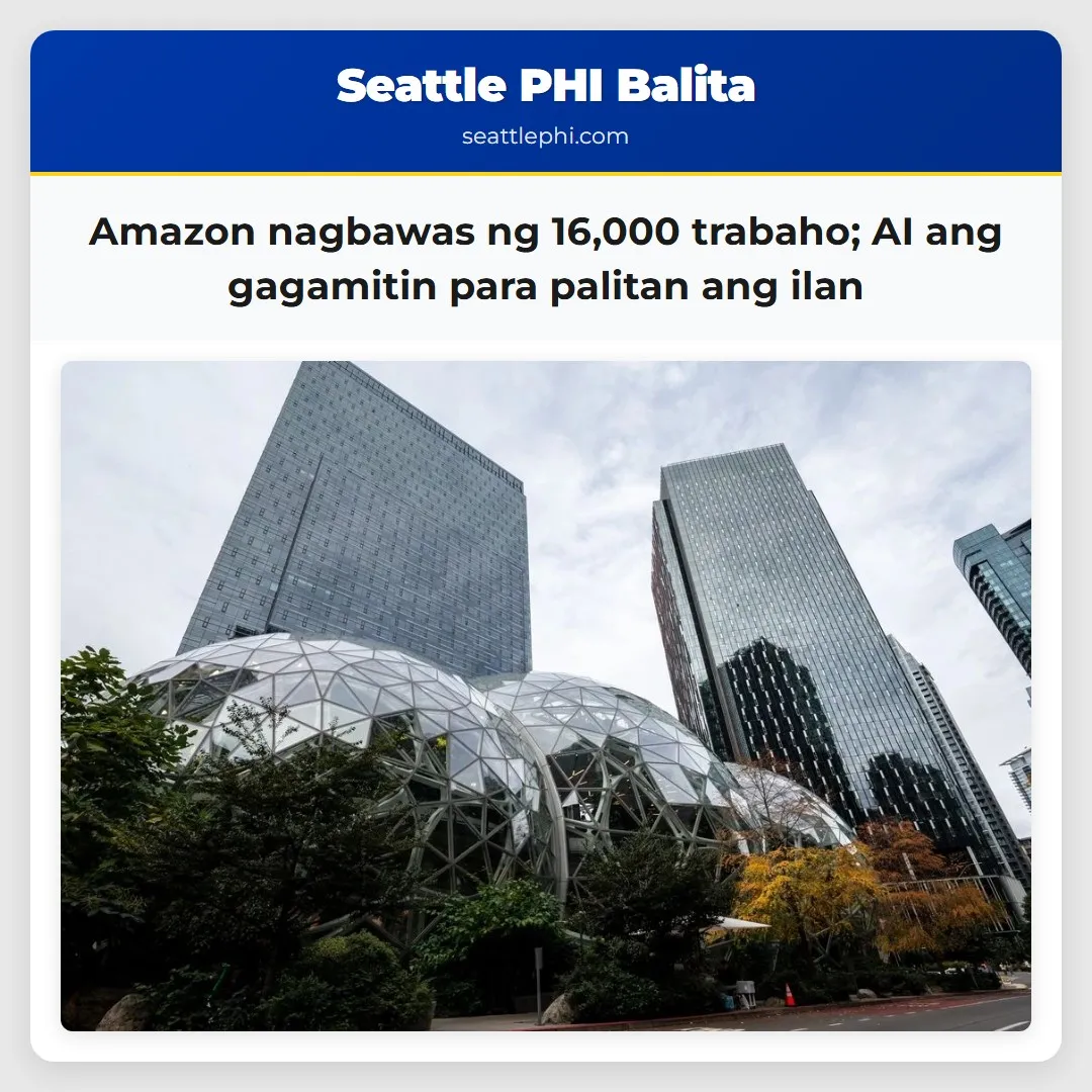 Amazon nagbawas ng 16,000 trabaho; AI ang