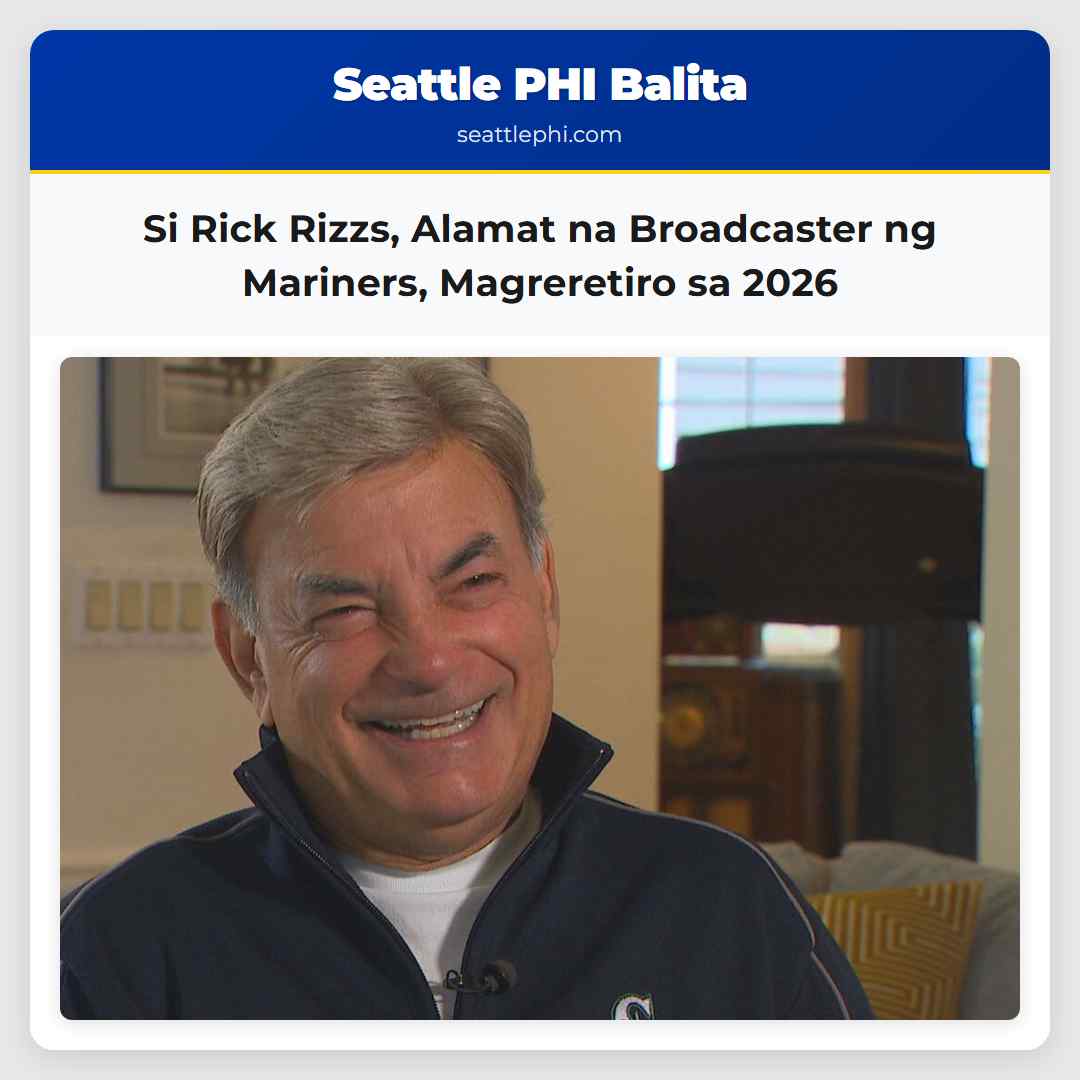 Si Rick Rizzs, Alamat na Broadcaster ng Mariners,