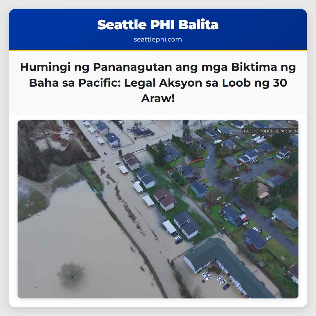 Humingi ng Pananagutan ang mga Biktima ng Baha sa