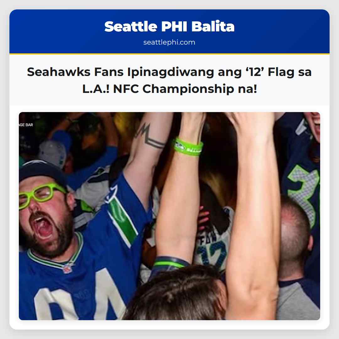 Mga Tagahanga ng Seahawks Ipinagdiwang ang 12 Flag sa Teritoryo ng Rams Bago ang NFC Championship