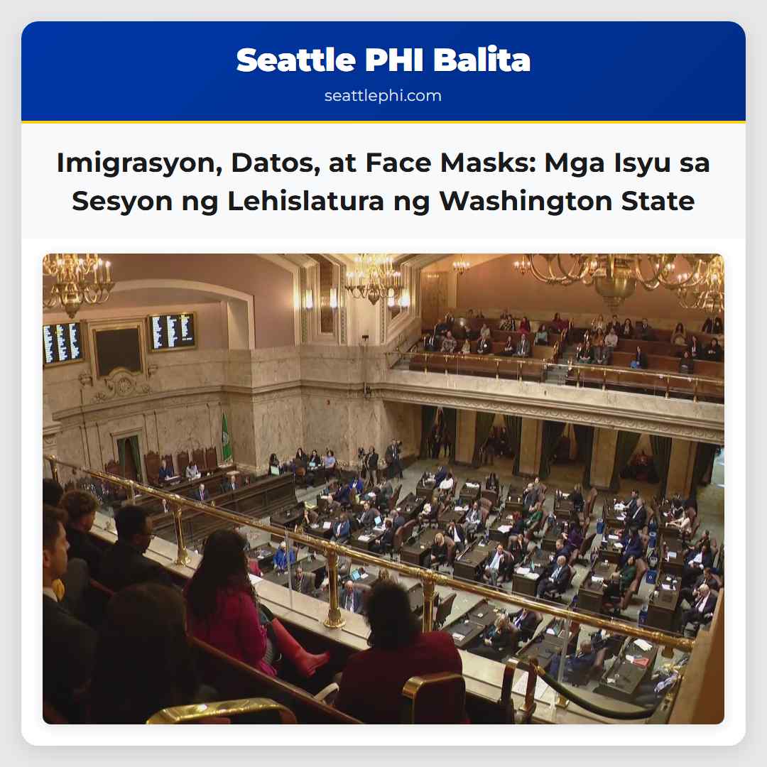 Imigrasyon, Datos, at Face Masks: Mga Isyu sa