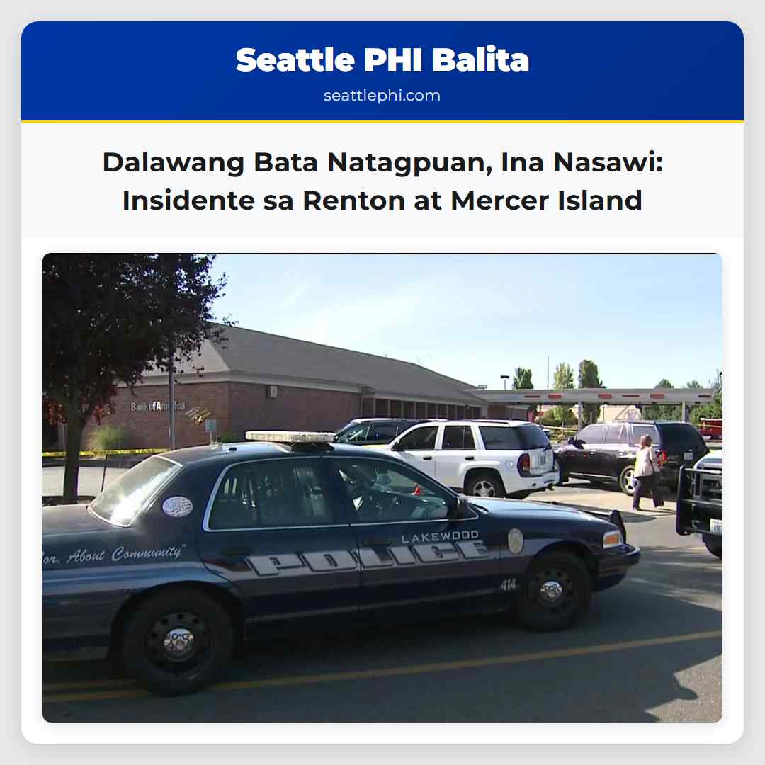 Dalawang Bata Natagpuan, Ina Nasawi: Insidente sa