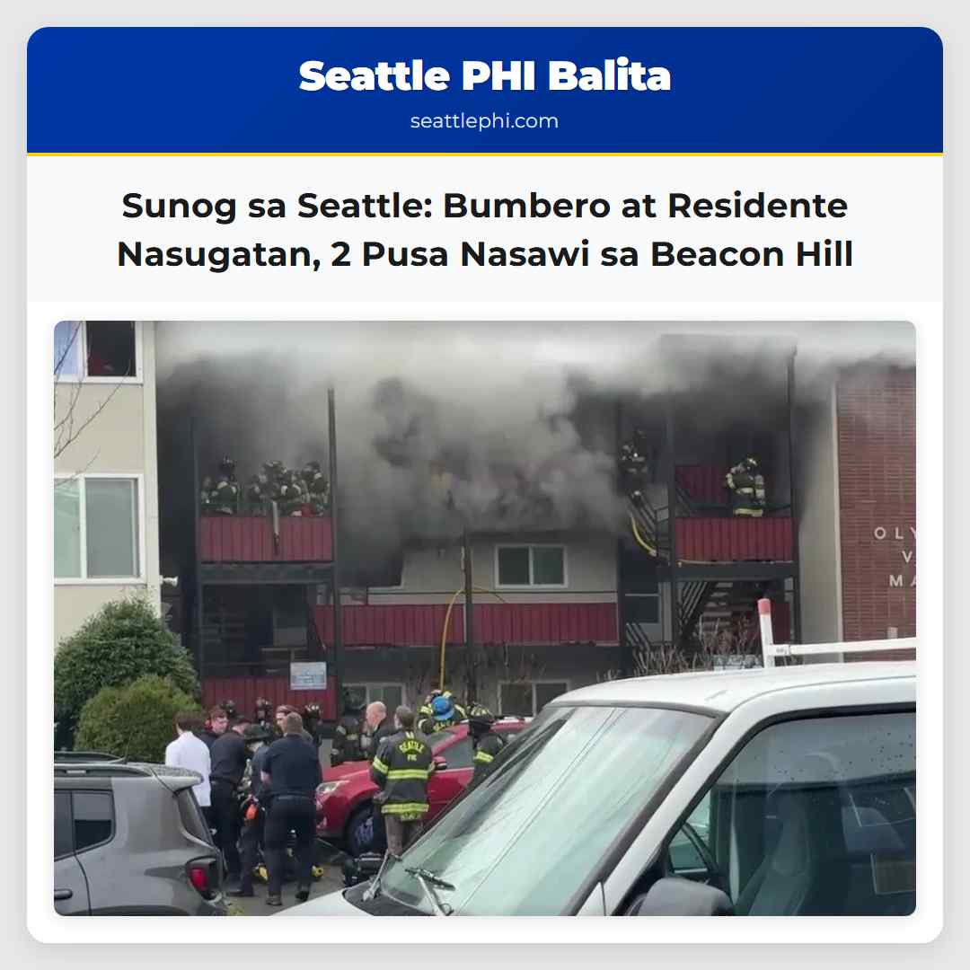 Sunog sa Seattle: Bumbero at Residente Nasugatan,