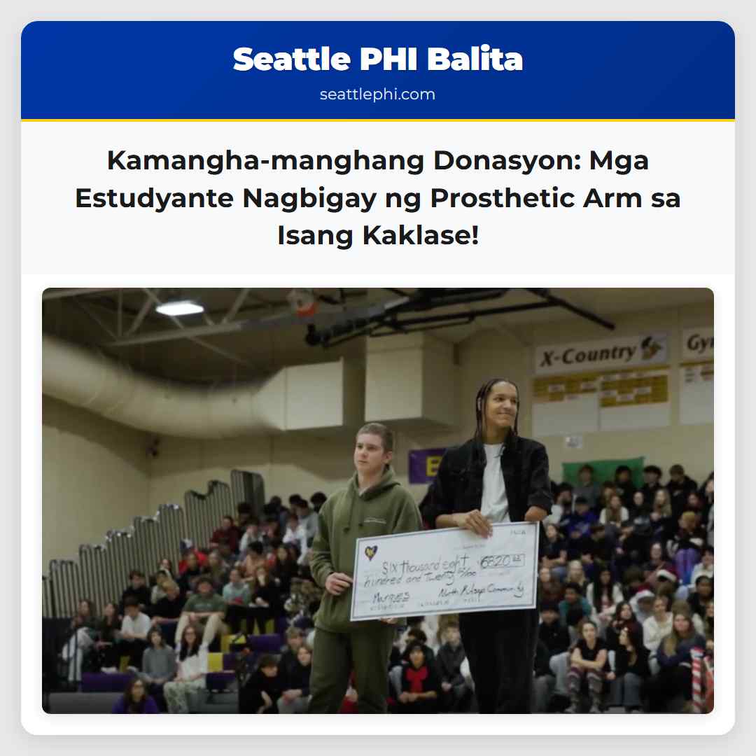 Kamangha-manghang Donasyon: Mga Estudyante