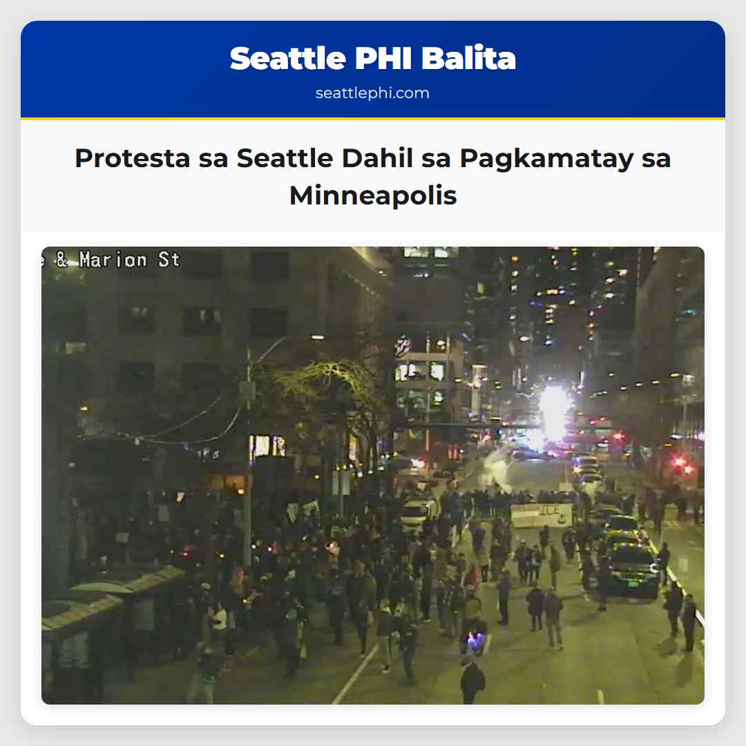 Protesta sa Seattle Dahil sa Pagkamatay sa