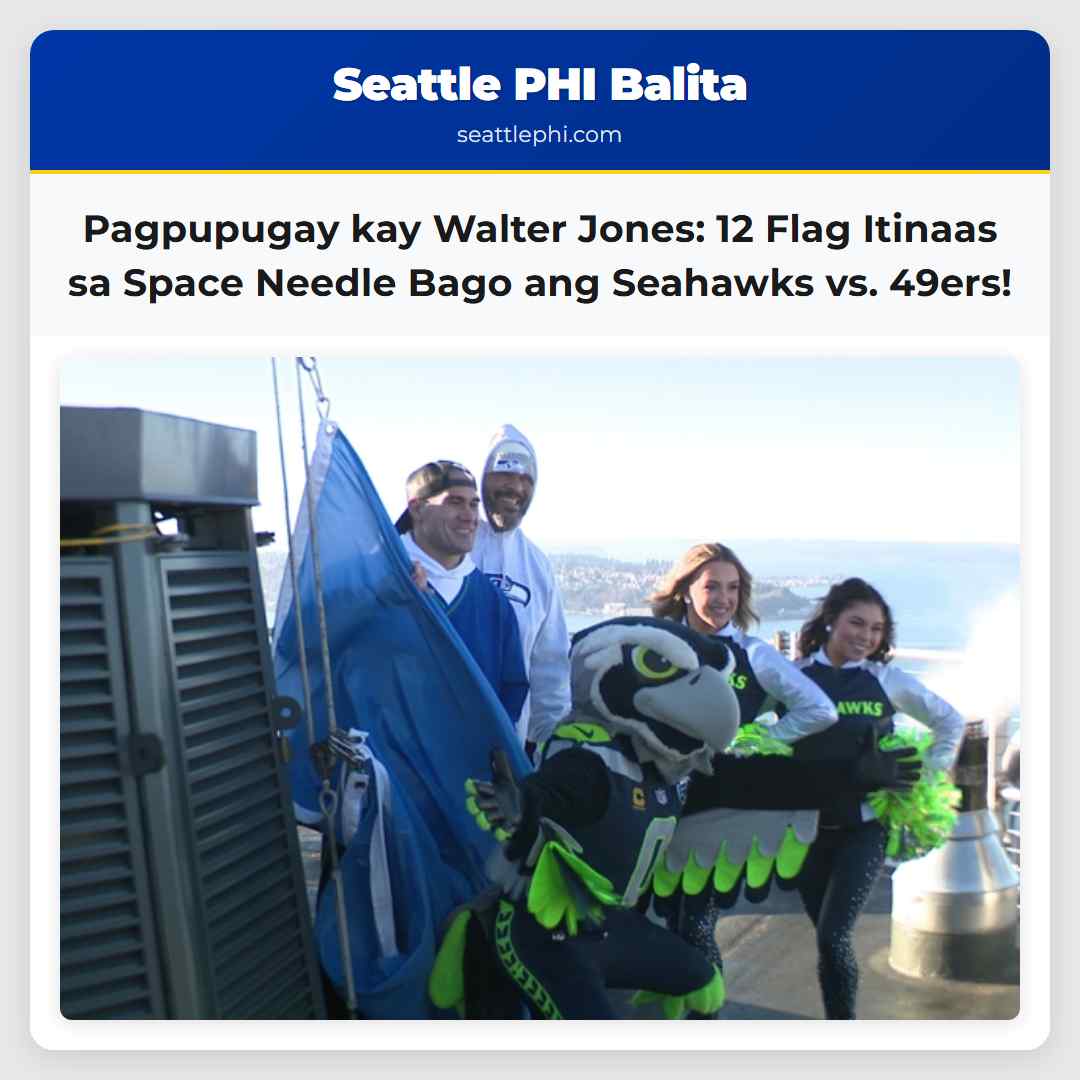 Pagpupugay kay Walter Jones: 12 Flag Itinaas sa