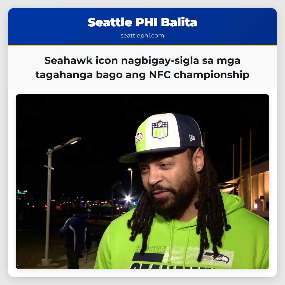 Seahawk icon nagbigay-sigla sa mga tagahanga bago