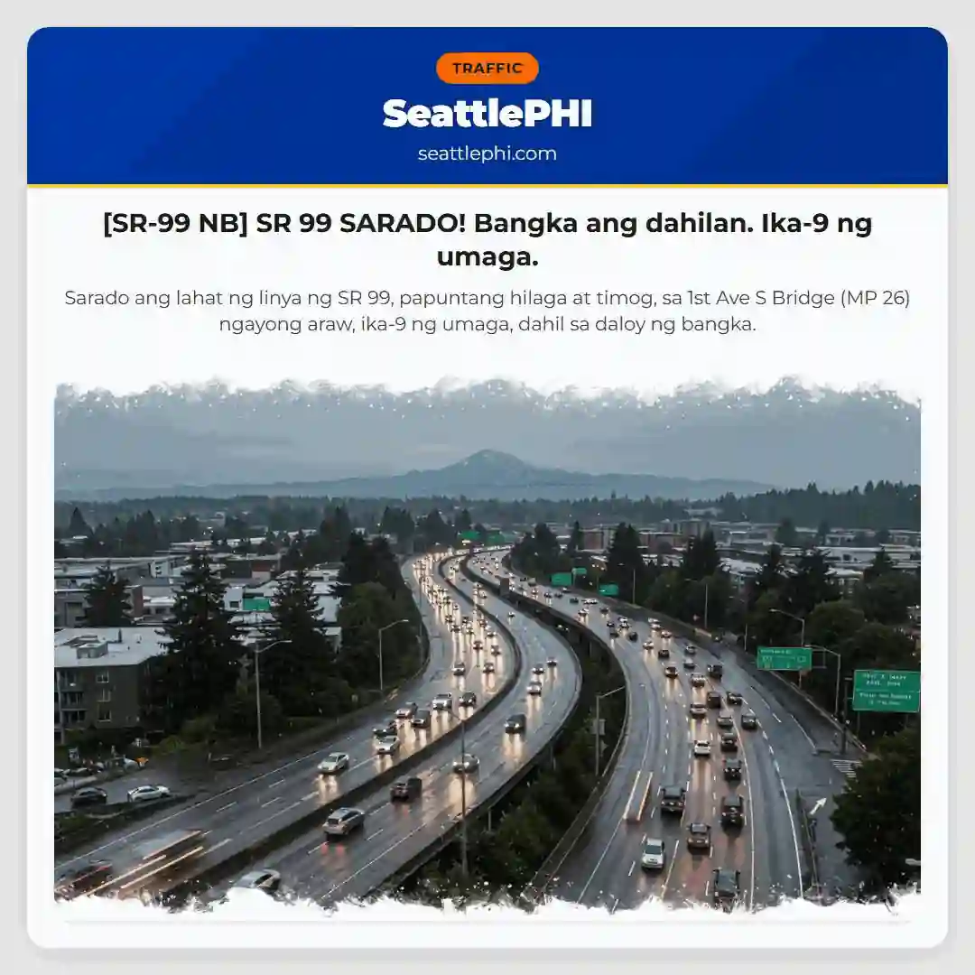[SR-99 NB] SR 99 SARADO! Bangka ang dahilan. Ika-9 ng umaga.