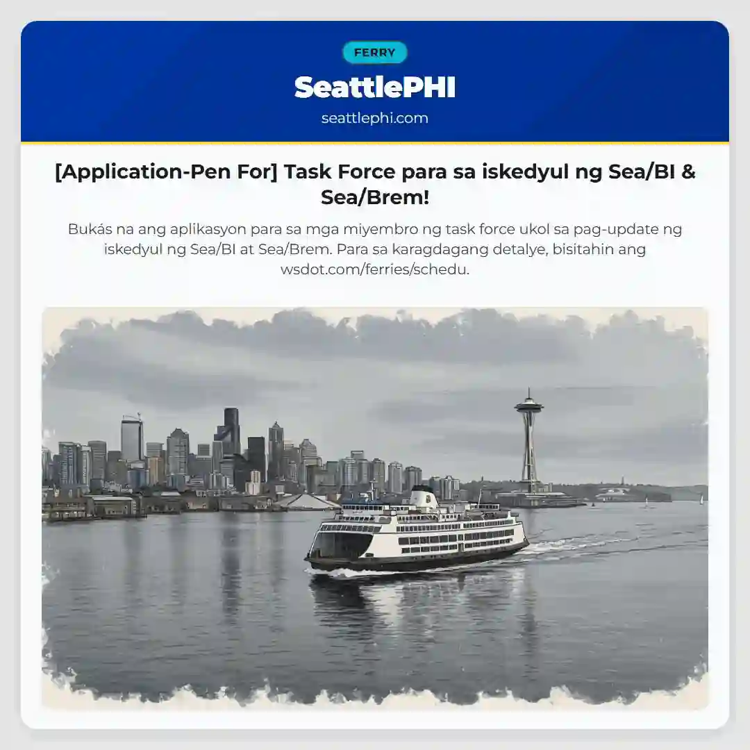 [Application-Pen For] Task Force para sa iskedyul ng Sea/BI & Sea/Brem!