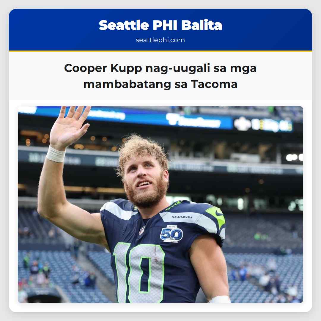 Cooper Kupp nag-uugali sa mga mambabatang sa