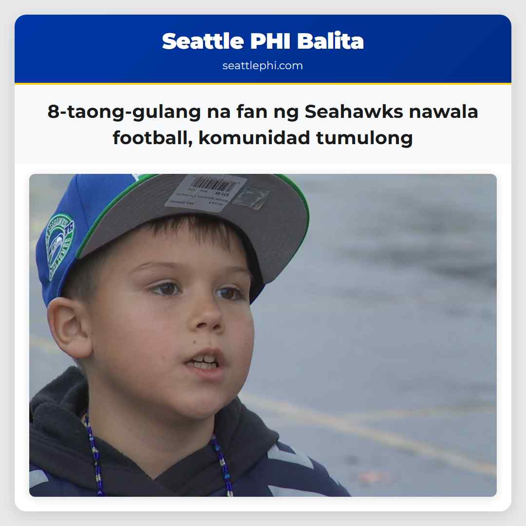 8-taong-gulang na fan ng Seahawks nawala