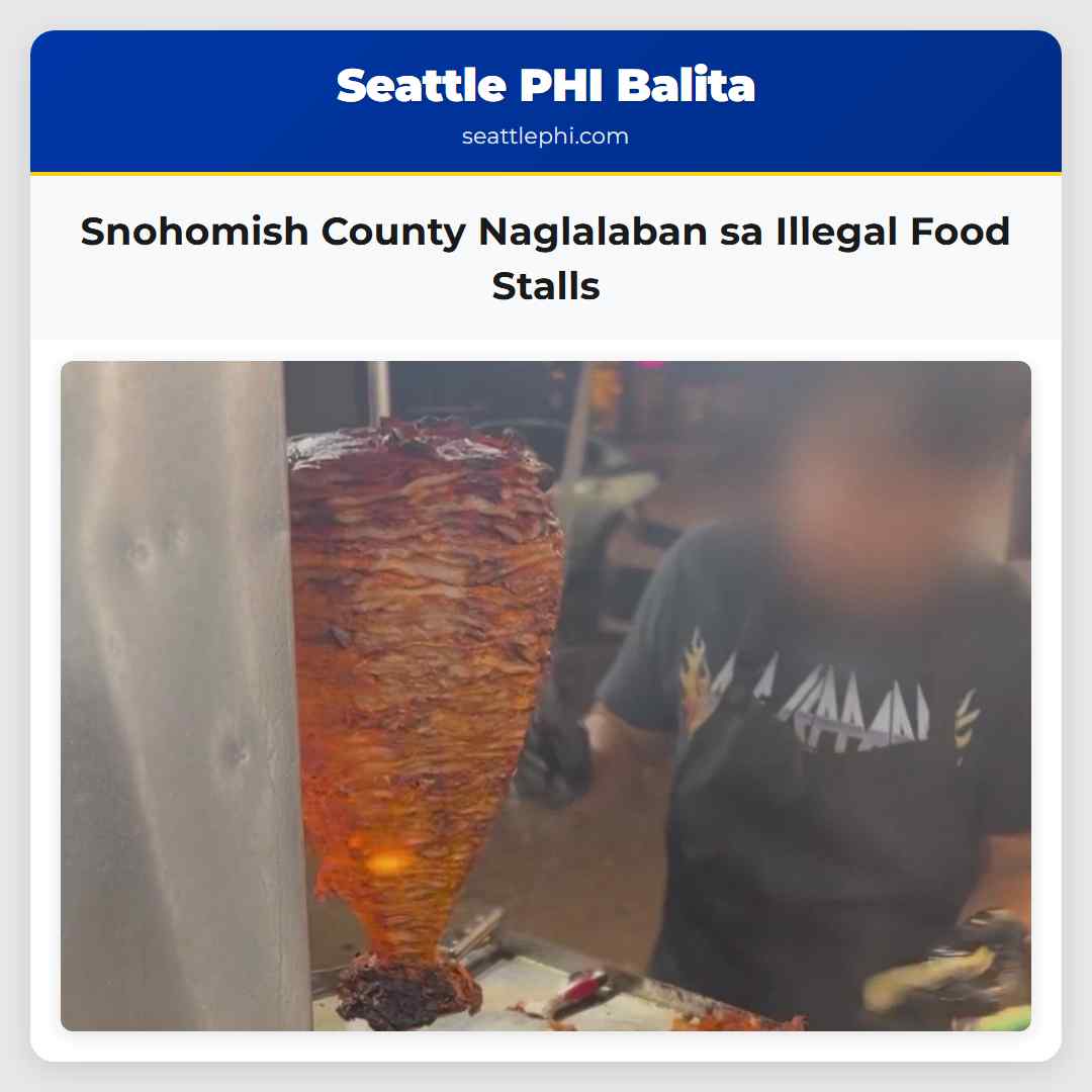 Snohomish County Naglalaban sa Illegal Food Stalls