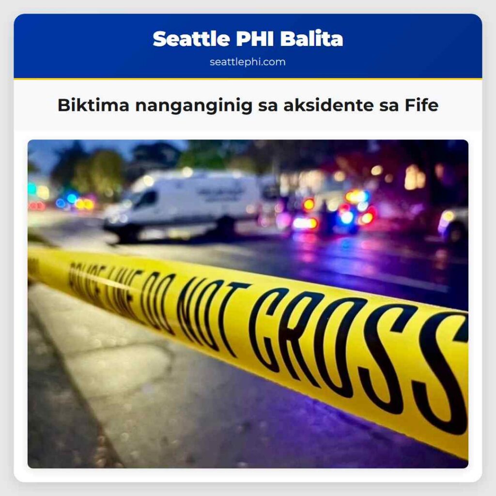 Biktima nanganginig sa aksidente sa Fife