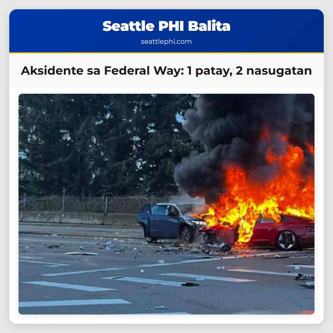 Aksidente sa Federal Way: 1 patay, 2 nasugatan