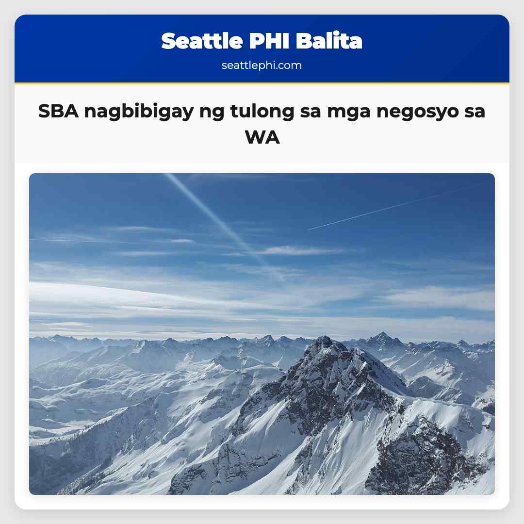 SBA nagbibigay ng tulong sa mga negosyo sa WA