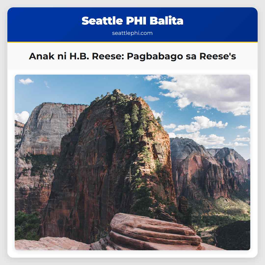 Anak ni H.B. Reese: Pagbabago sa Reese's