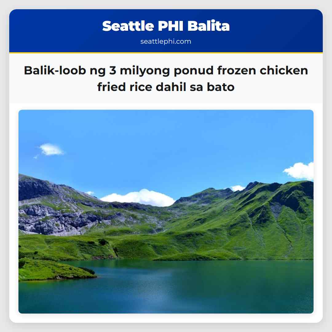 Balik-loob ng 3 milyong ponud frozen chicken