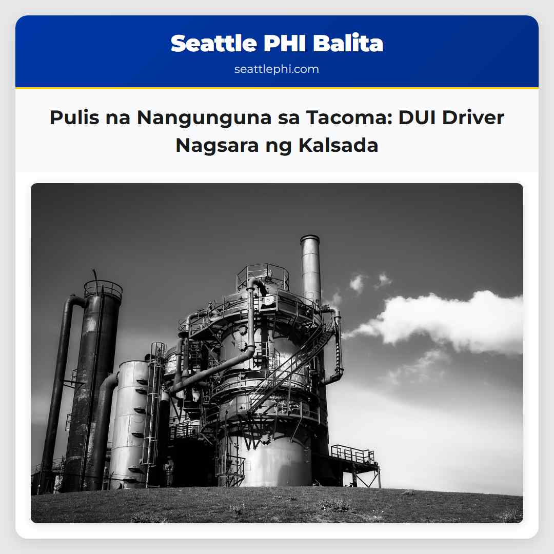 Pulis na Nangunguna sa Tacoma: DUI Driver Nagsara