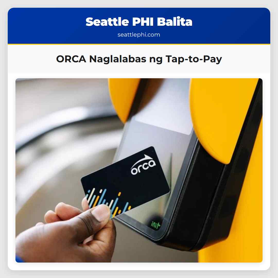 ORCA Naglalabas ng Tap-to-Pay