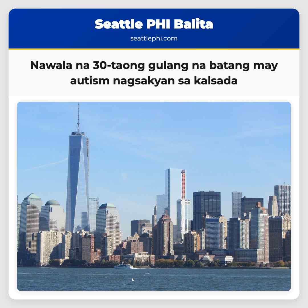 Nawala na 30-taong gulang na batang may autism