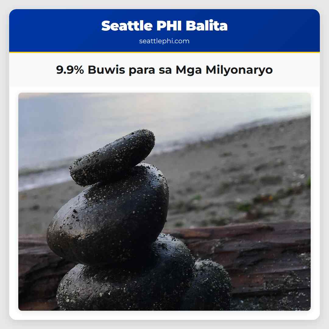 9.9% Buwis para sa Mga Milyonaryo