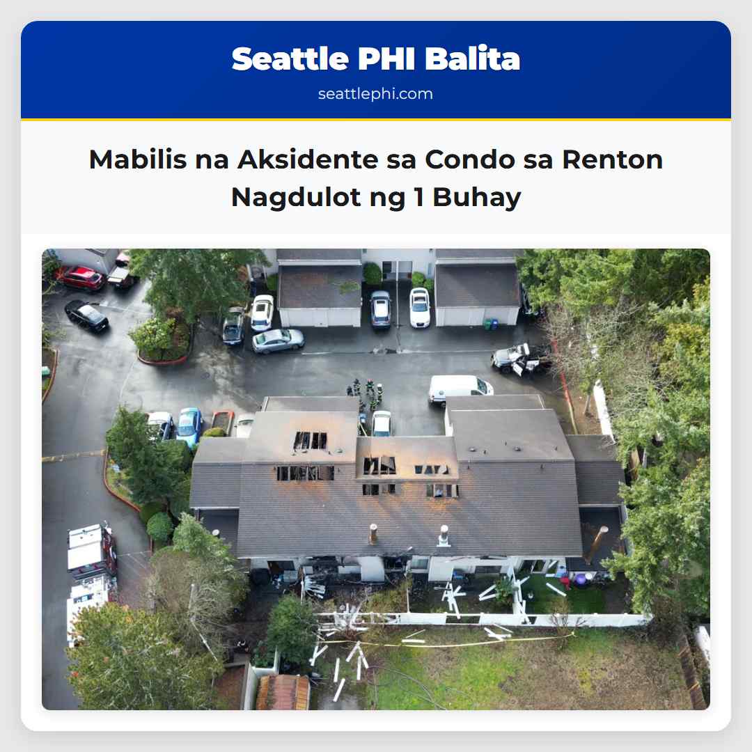 Mabilis na Aksidente sa Condo sa Renton Nagdulot