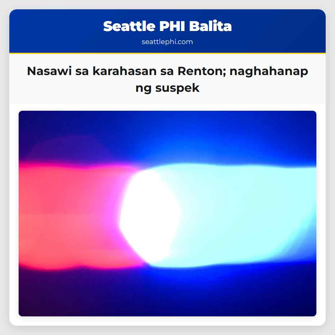Nasawi sa karahasan sa Renton; naghahanap ng