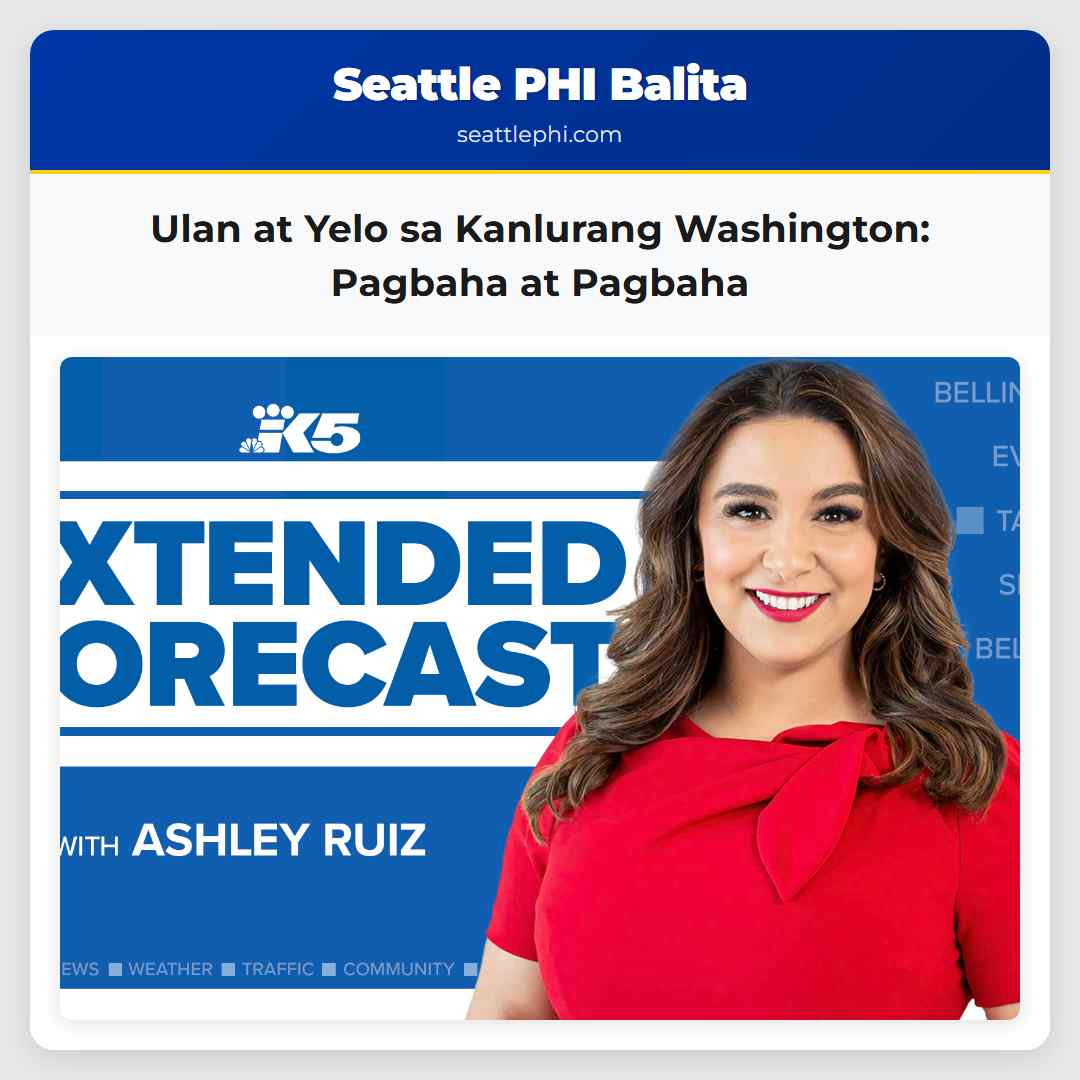 Ulan at Yelo sa Kanlurang Washington: Pagbaha at