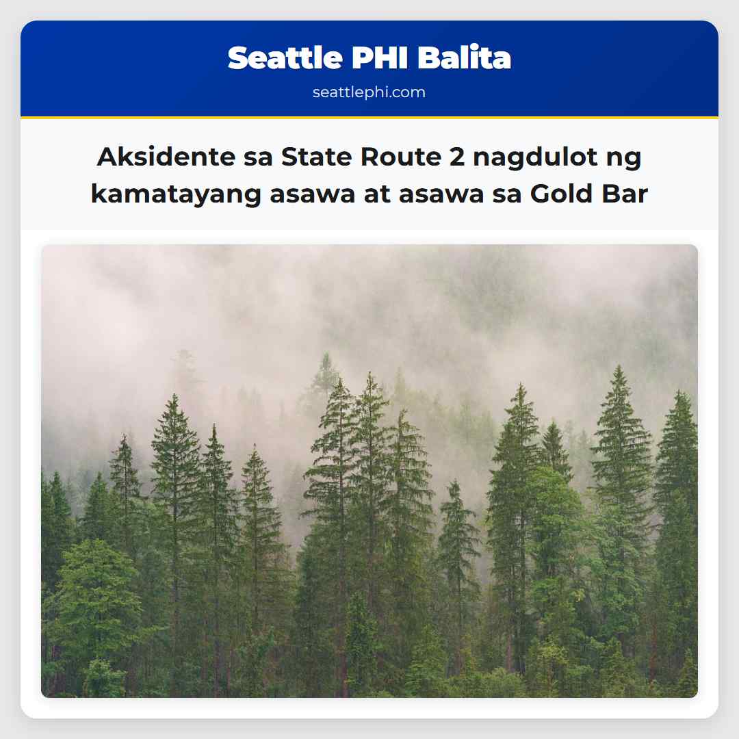 Aksidente sa State Route 2 nagdulot ng kamatayang