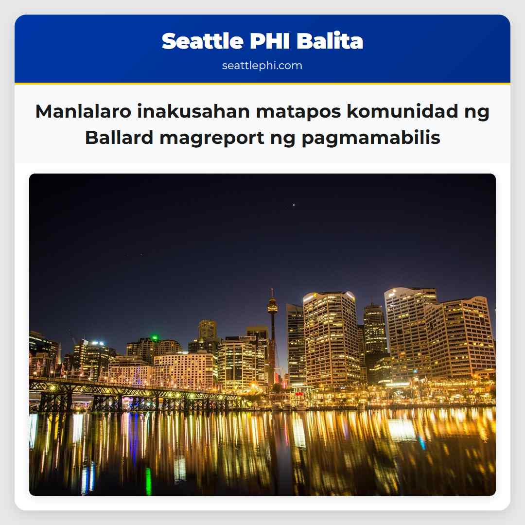 Manlalaro inakusahan matapos komunidad ng Ballard