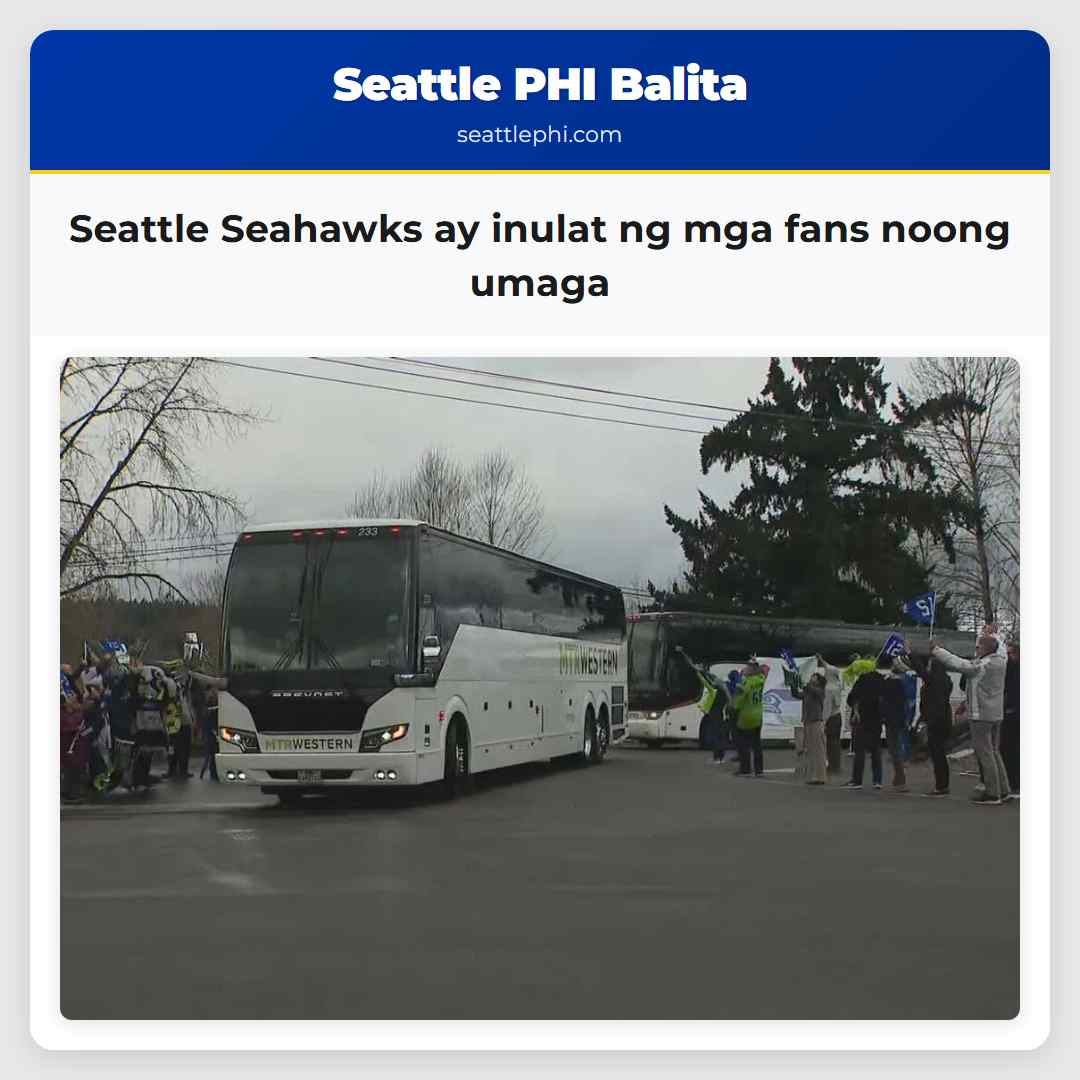 Seattle Seahawks ay inulat ng mga fans noong umaga