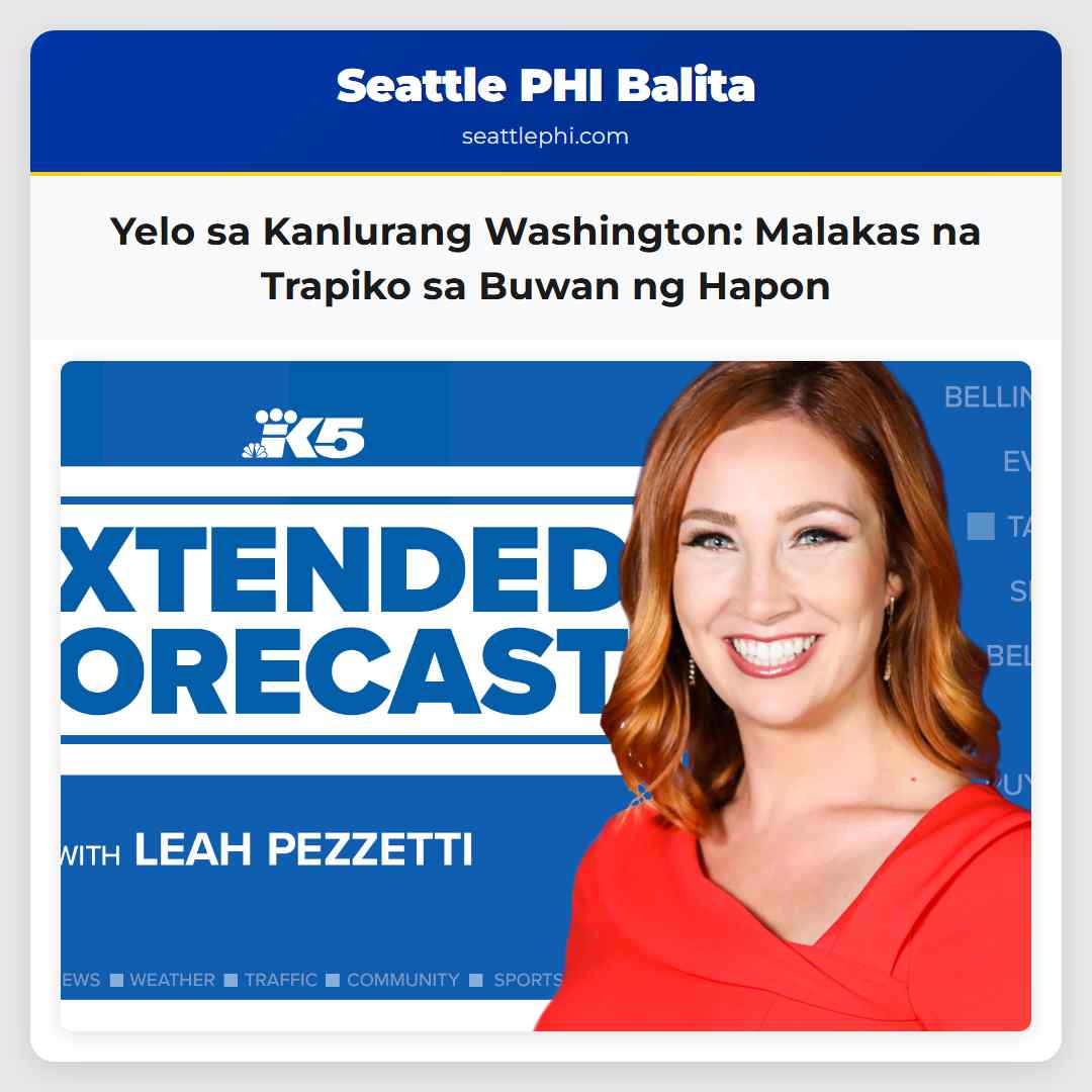 Yelo sa Kanlurang Washington: Malakas na Trapiko