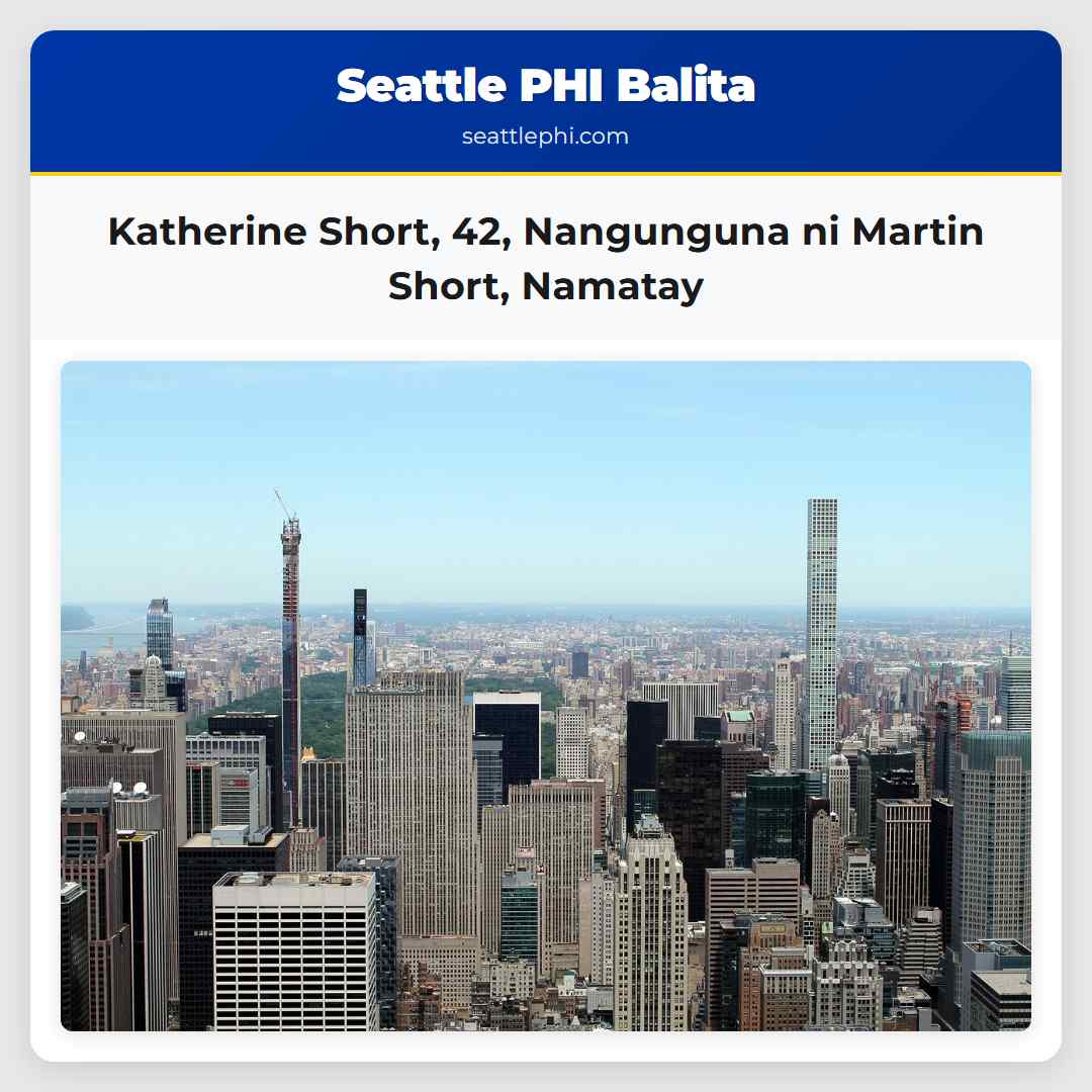 Katherine Short, 42, Nangunguna ni Martin Short,