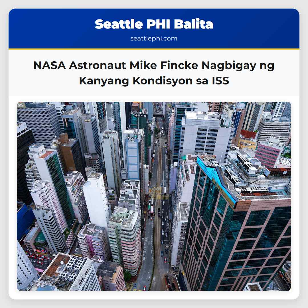 NASA Astronaut Mike Fincke Nagbigay ng Kanyang