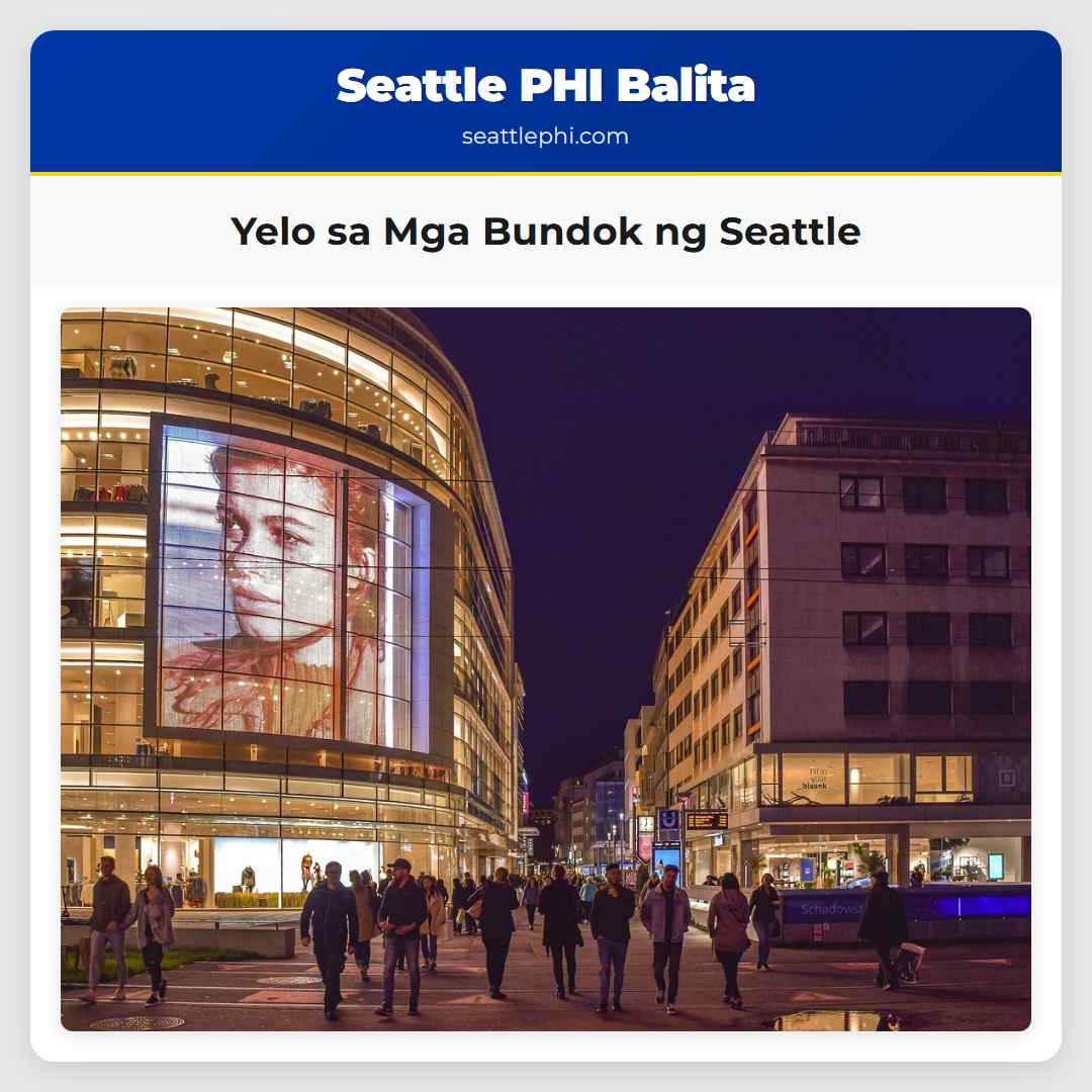 Yelo sa Mga Bundok ng Seattle