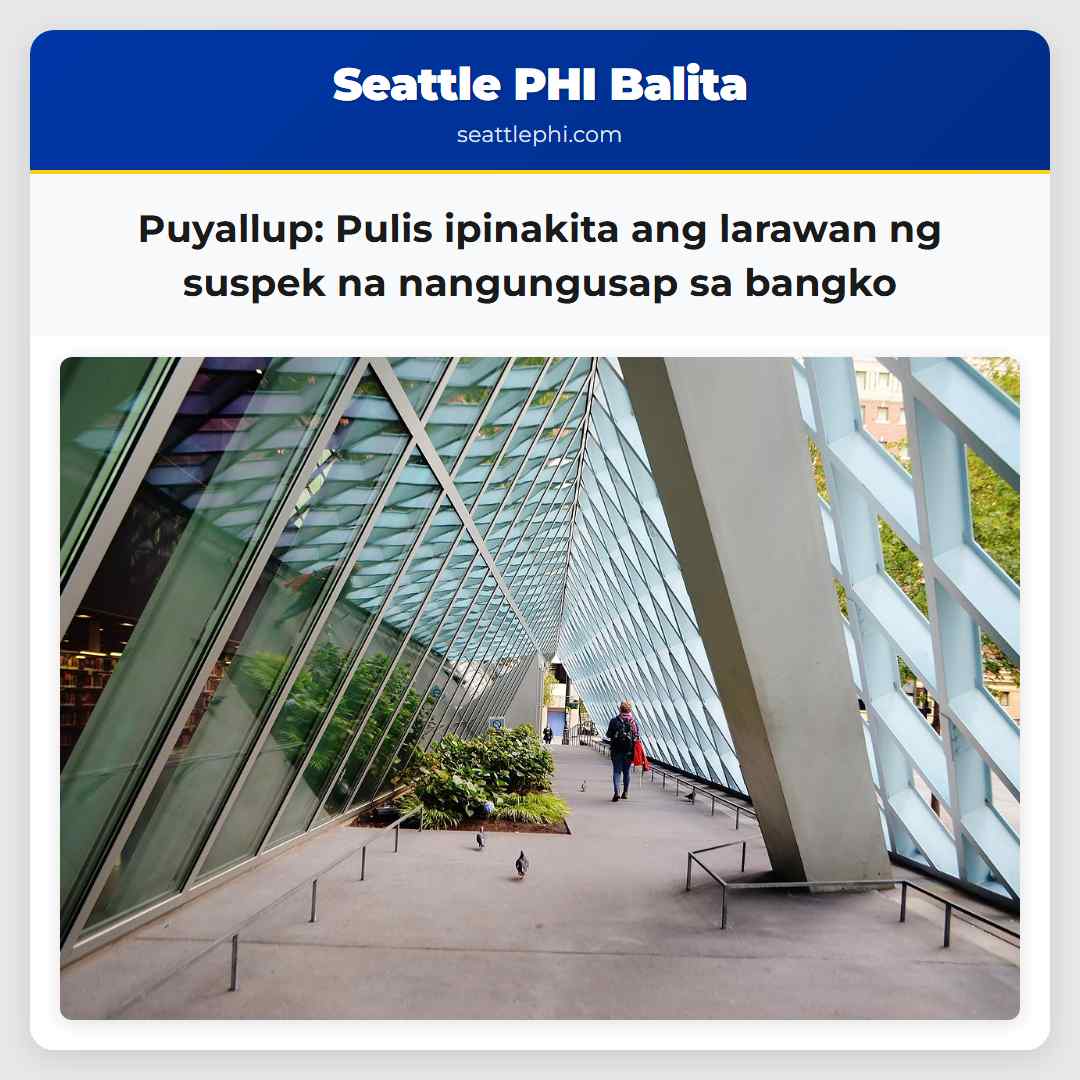 Puyallup: Pulis ipinakita ang larawan ng suspek