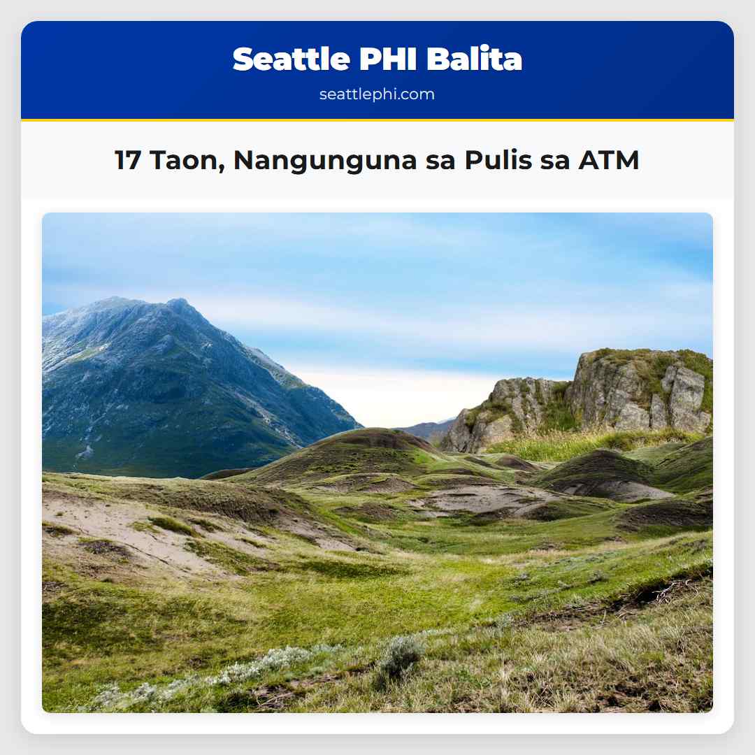 17 Taon, Nangunguna sa Pulis sa ATM