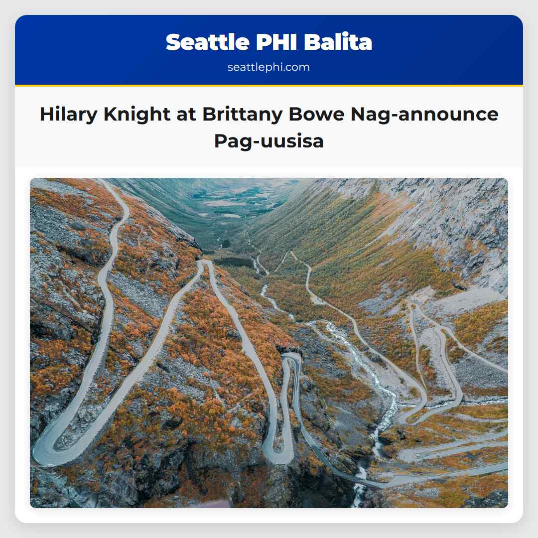 Hilary Knight at Brittany Bowe Nag-announce