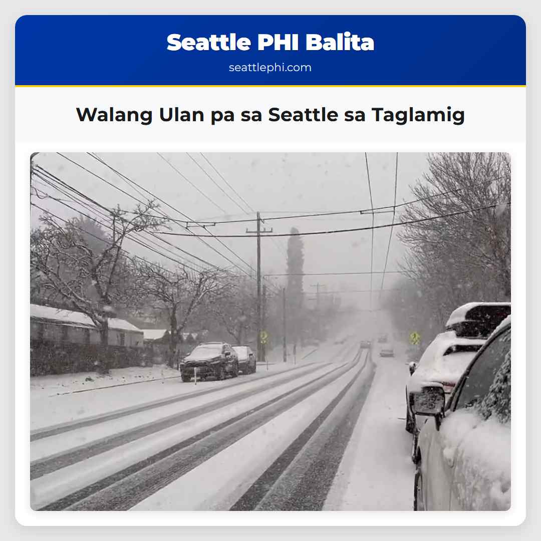 Walang Ulan pa sa Seattle sa Taglamig