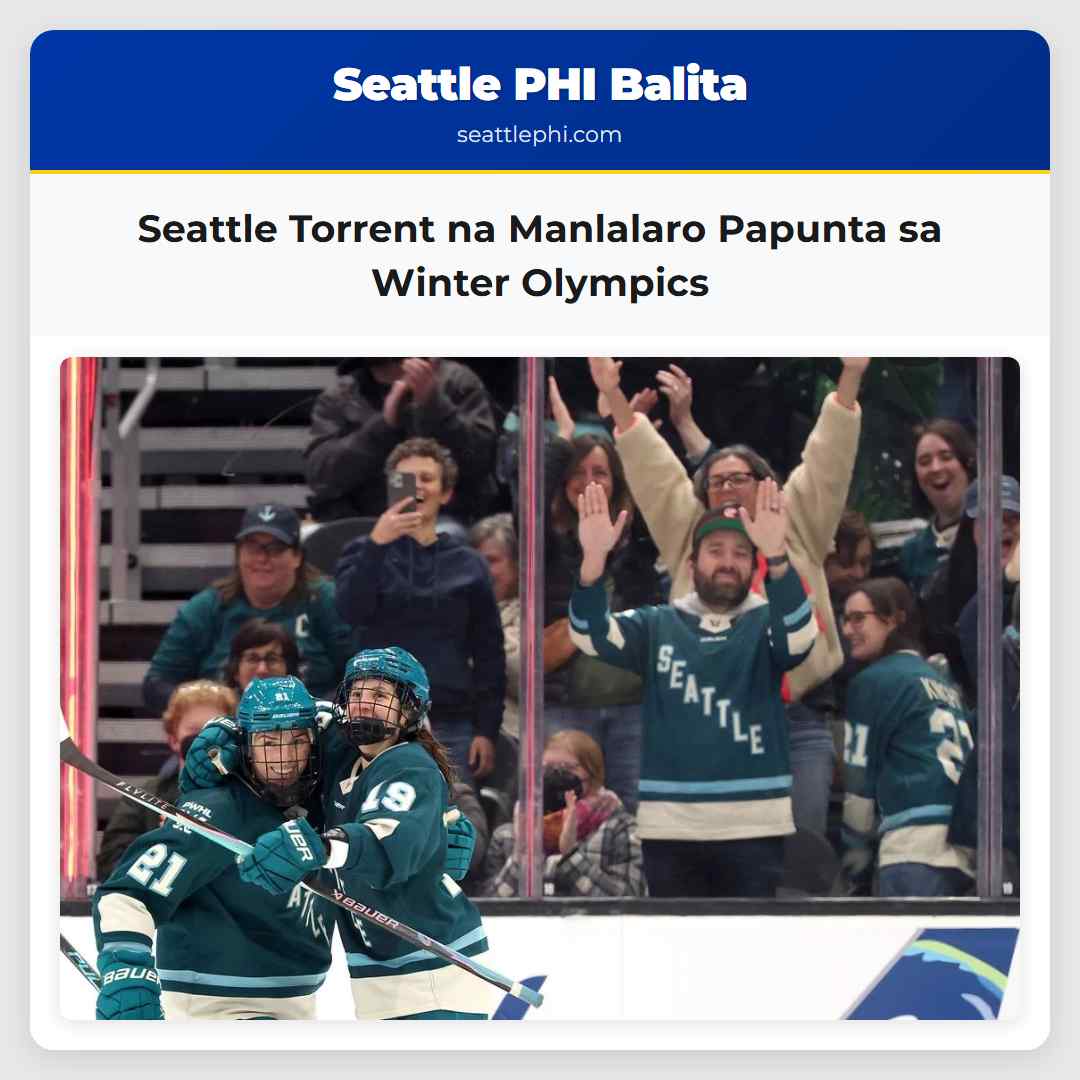 Seattle Torrent na Manlalaro Papunta sa Winter