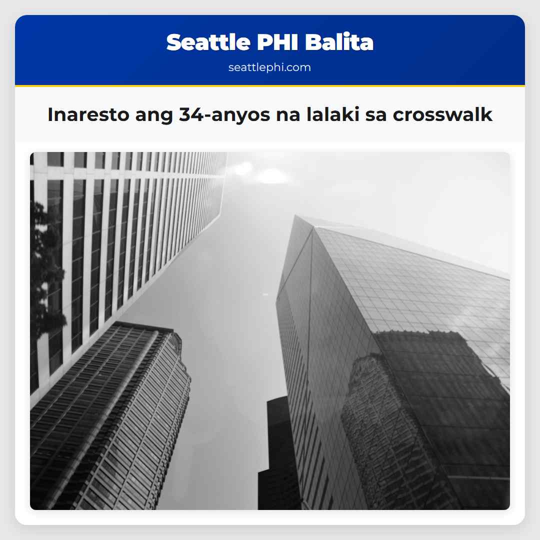 Inaresto ang 34-anyos na lalaki sa crosswalk