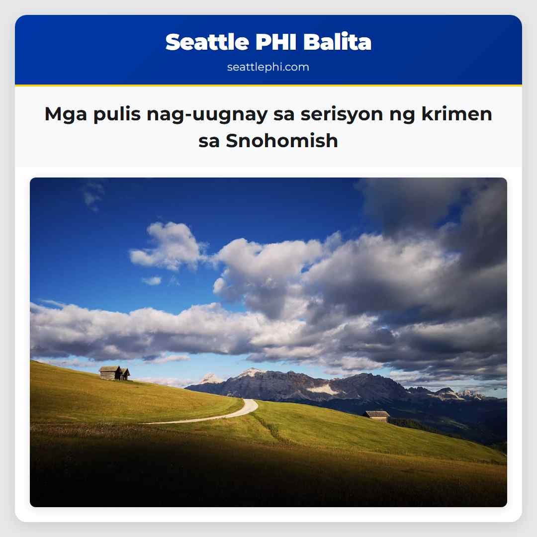 Mga pulis nag-uugnay sa serisyon ng krimen sa